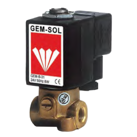 Gem-sol Gem-b-33 GEM SOL Valves 10w 24v Elmc-0120 Baccara Epdm Solenoid ...